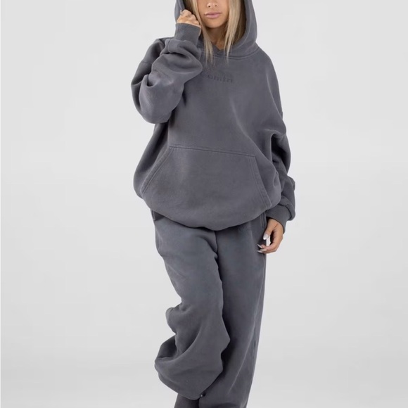 Comfrt Tops - Comfrt Signature Hoodie in Steel Grey